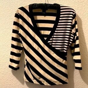 The Limited large 100% cotton striped top